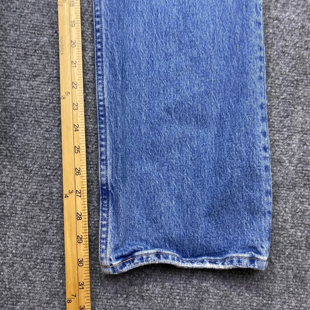 Abercrombie & Fitch The 90s Relaxed Jean High Rise Curve Love Blue 25/0R